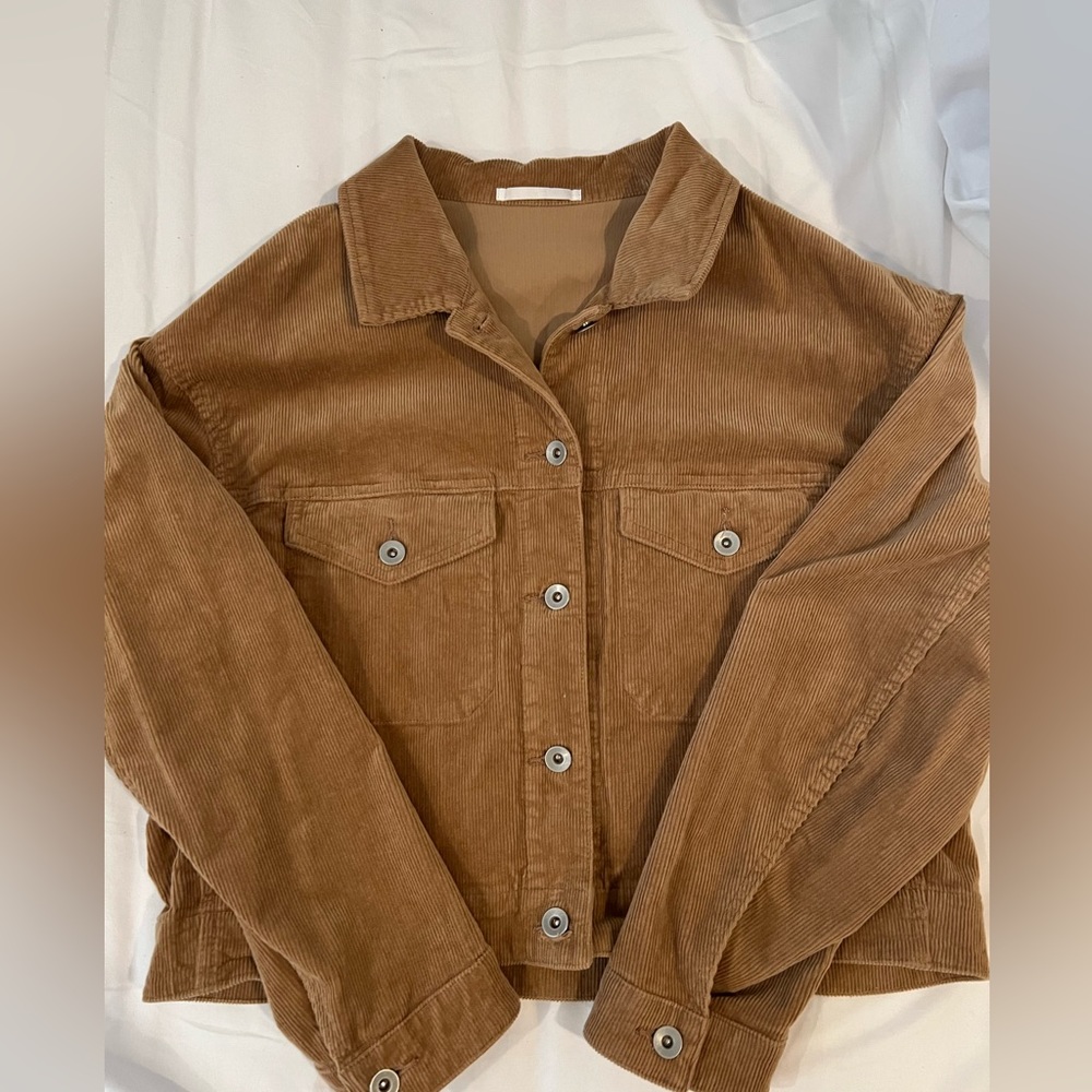 Brown Uniqlo Courdoroy Jacket